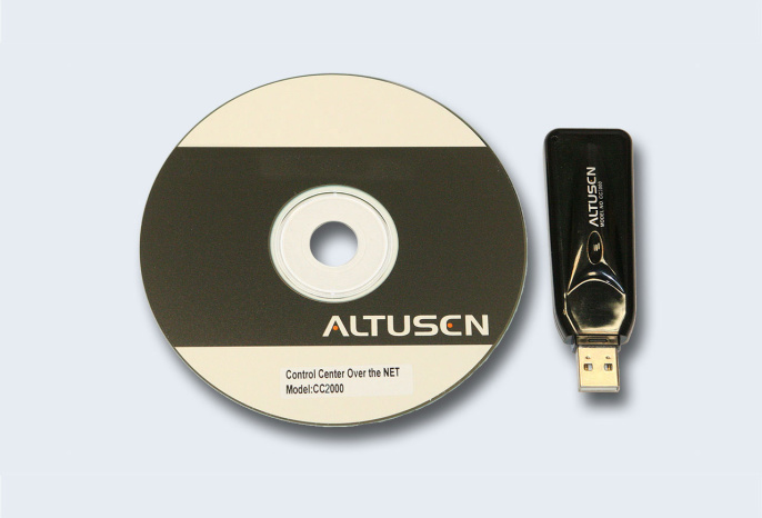 Программа мониторинга и управления ATEN CC2000-LE для устройств IP ATEN/ALTUSEN, на 1 мастер-сервер+128 узлов, с аппаратным USB ключом
