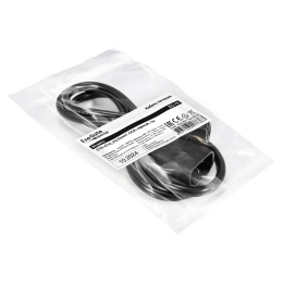 Кабель питания ExeGate Special EC-1S-C13- C14/3x0.75 IEC 320 C13 - IEC 320 C14, 3*0.75mm2, CCA, черный, 1м EX297761RUS