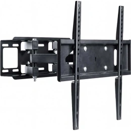 Кронштейн для телевизора remounts наклонно-поворотный, черный, 26"-65" ТВ vesa 400x400 RMM 442B