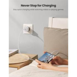 Зарядное устройство UGREEN CD122 (10133) USB-A QC 3.0 18W Fast Charger EU. Цвет: белый