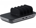 Зарядная станция Satechi Dock5 Multi-Device Charging Station with Wireless Charging. Цвет: серый космос.