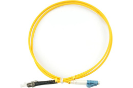 Патчкорд оптический CABEUS LC-ST Duplex, SM, 2m [ШОC-SM 657А1 -DX2x3,0-LC/UPC-ST/UPC-2]