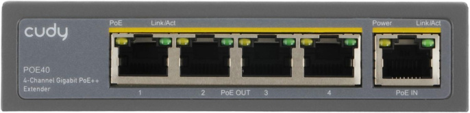 Расширитель PoE CUDY POE40 10/100/1000BASE-T