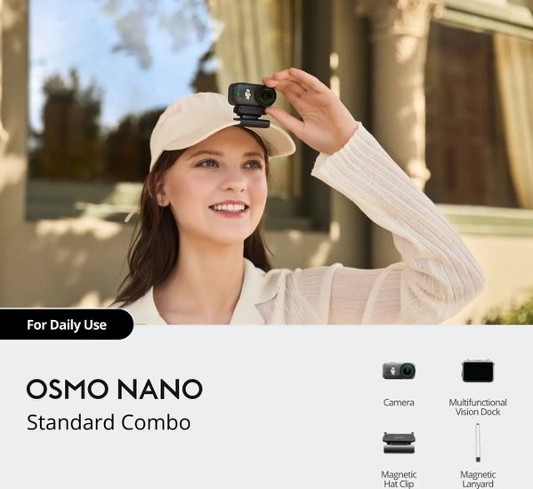 Экшн-камера DJI Osmo Nano Standard Combo 64ГБ - Activated ONWA04