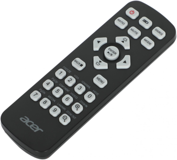 Проектор Acer X1128H, DLP, черный [mr.jtg11.001]