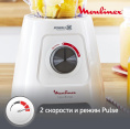 Блендер MOULINEX Blendforce LM42Q110, стационарный, белый