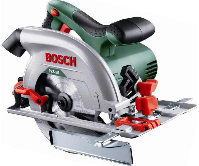 Циркулярная пила дисковая Bosch PKS 55 1200Вт ручная D диска.:160мм 0603500020
