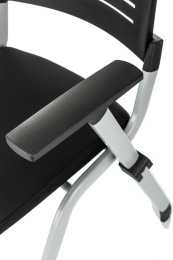 Стул Бюрократ X-Click, ткань, до 102кг, черный [x-click/black]