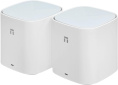 Бесшовный Mesh роутер Netis Neme X30S NEME X30S 2 PACK AX3000 10/100/1000BASE-TX белый упак.:2шт (NEME X30S (2 PACK))