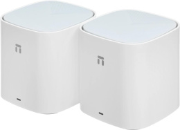 Бесшовный Mesh роутер Netis Neme X30S NEME X30S 2 PACK AX3000 10/100/1000BASE-TX белый упак.:2шт (NEME X30S (2 PACK))