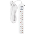 Сетевой фильтр Ippon BK-6-EU-5-10-W, 5м, белый