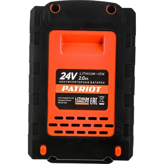 Аккумулятор PB BR 24V Li-ion ES 2.0Ah PATRIOT 180201124