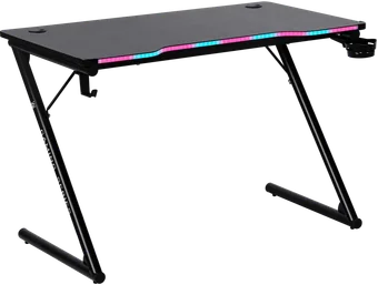 Defender Игровой компьютерный стол Ferox подвес кружк+гарн,черн,МДФ,RGB 64072