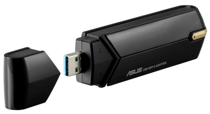 адаптер ASUS USB-AX56 // AX56 // 567 + 1201 Mbps USB 3.0 Adapter + antenna