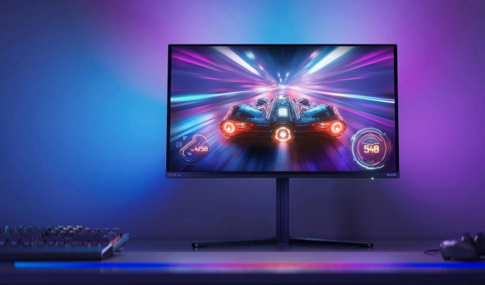 26.5" Монитор Philips Evnia Gaming 27M2N6500P,  2560x1440,  QD OLED,  280Гц,  2хHDMI,  1хDP,  черный