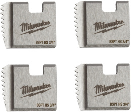 Плашка для резьбонарезного инструмента Milwaukee FPTD 3/4" BSPT HS (4932480234) (резьба: 3/4", сталь: быстрорежущая (HSS), тип резьбы: BSPT)