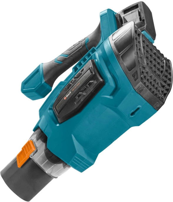 Bort Воздуходувка аккумуляторная Bort BSS-40LI TURBO {Воздушный поток 0-66 м/сек; Макс. производительность 1020 м3/час, шум 80дБ, аккум. система Makita 18V LXT, Вес 2.3кг} [93418576]
