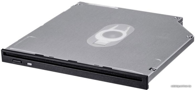 Привод DVD+/-RW SATA LG GS40N DVD Multi, для ноутбука, интерфейс SATA, толщина 12.7 мм, цвет черный OEM