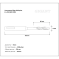 Бур усиленный SDS-plus 8x110 мм Gigant GRD 11051