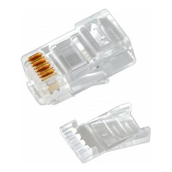 Rexant 05-1031 Разъем RJ-45 8P8C под витую пару, UTP, CAT 6, с вставкой 50шт