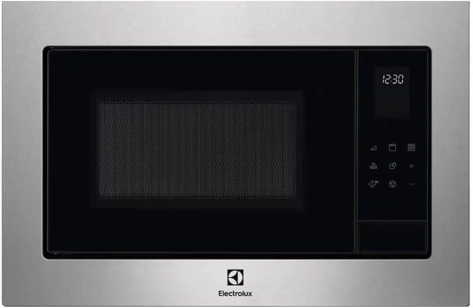 Встраиваемая микроволновая печь Electrolux EMS4253TEX, 25л, 900Вт, серебристый