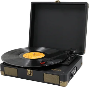 Виниловый проигрыватель RITMIX LP-100 Чёрный (4610121110944)