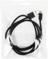 Кабель KINGPRICE KP-microUSB-2.4A-1m,  micro USB (m) -  USB (m),  1м,  2.4A,  черный