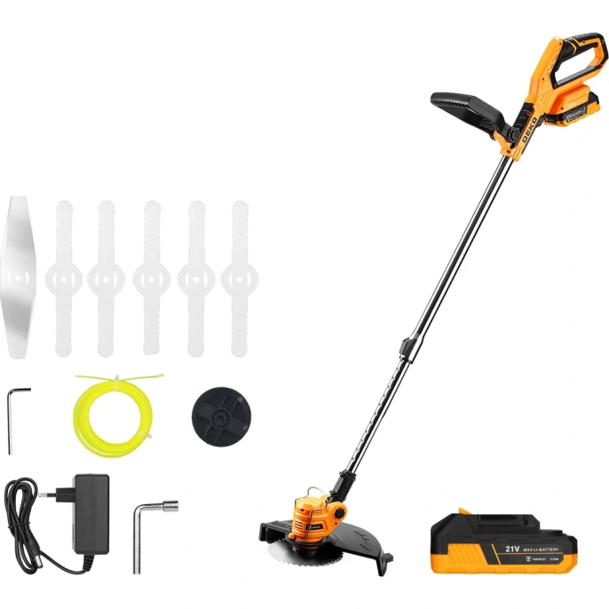 Триммер садовый аккумуляторный DEKO DKTR21, 2х2.5 Ач 085-2008