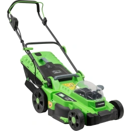 Газонокосилка аккумуляторная TRUEGREEN ширина скашивания 37 см, 2х20 В, без аккумулятора и ЗУ TG8A110
