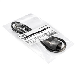 Кабель питания ExeGate Special EC-0.5S-C13 У - C14/3x0.5 IEC 320 C13 угловой- IEC 320 C14, 3*0.5mm2, CCA, черный, 0.5м EX297754RUS