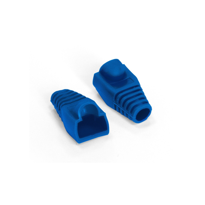 Колпачок ExeGate BC45-100-BL изолирующий для коннектора RJ-45, синий 100шт EX292850RUS