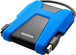 Внешний накопитель HDD 2.5" USB3.0 ADATA 1Tb HD680 AHD680-1TU31-CBL Gen1 5 Гбит/с , 2.5", пластик/силикон, Синий