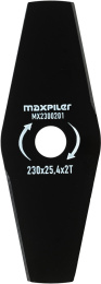Нож для триммера MaxPiler MX2300201 (2-х лопастной 230х25.4х1.6 мм, 2T)