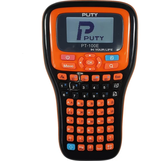 Принтер для печати наклеек Puty PT-100E ручной, кириллица/латиница 408573