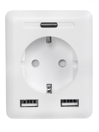 Умная розетка Digma 500 EU Wi-Fi белый [dpl500]