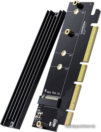 Плата расширения UGREEN CM465 30715 PCIe 4.016× to M.2 NVMe Expansion Card. Цвет: черный