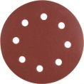 Шлифлист круглый самосцепляющийся 180 мм, Р180, 5 шт WORTEX WSD318180W504