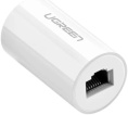 Адаптер-удлинитель UGREEN NW116 20391 RJ45 Ethernet Connector. Цвет: белый (20391_)