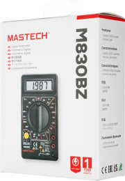 Мультиметр цифровой MASTECH M830BZ, ручной [13-2002]