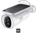 Видеокамера Baseus S0SW002130 Security S1 2K White S0SW00 монтаж: настенный, подключение: Wi-Fi, разрешение видео: 1296px, угол обзора: 145°, ночное видение: 8 м, питание: солнечная панель