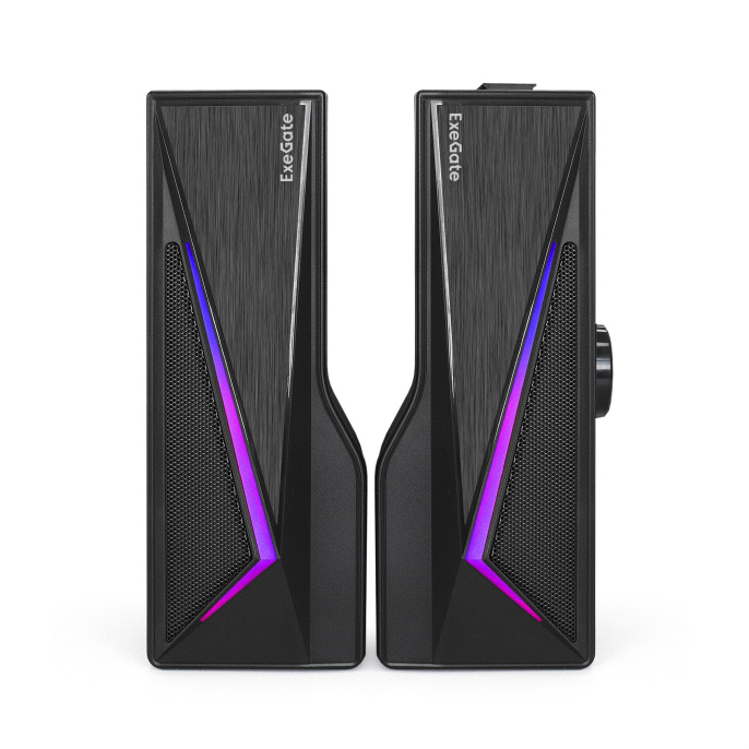 Саундбар-Акустическая система 2.0 ExeGate Allegro 170 питание USB, Bluetooth, 2х3Вт 6Вт RMS , 60-20000Гц, цвет черный, RGB подсветка, с возможностью трансформации в саундбар, Color Box EX289691RUS