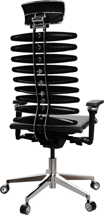 Кресло руководителя МЕТТА Equalizer L2-47D, экокожа, до 150кг, синхромеханизм, регулируемые 5D подлокотники,  черный