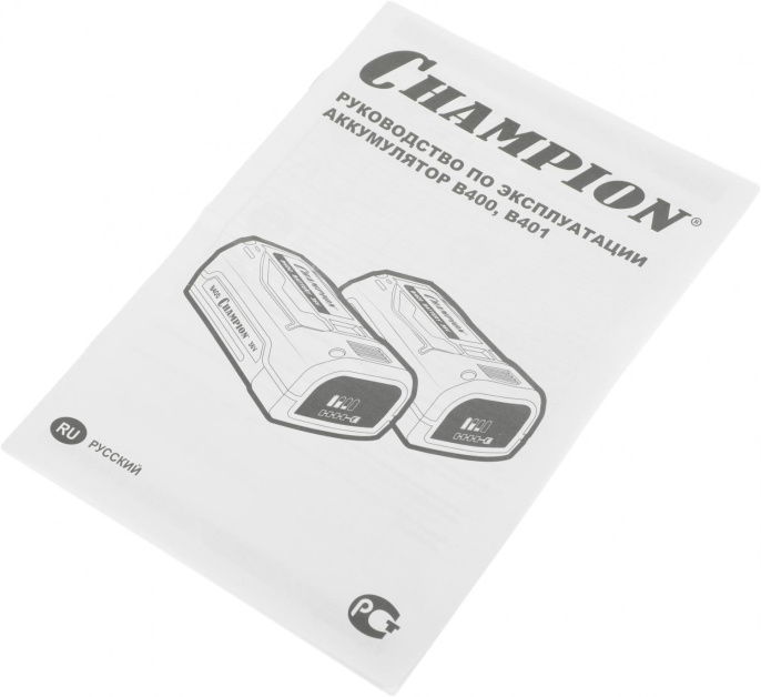 Батарея аккумуляторная CHAMPION B400, 36В, 2.5Ач, Li-Ion