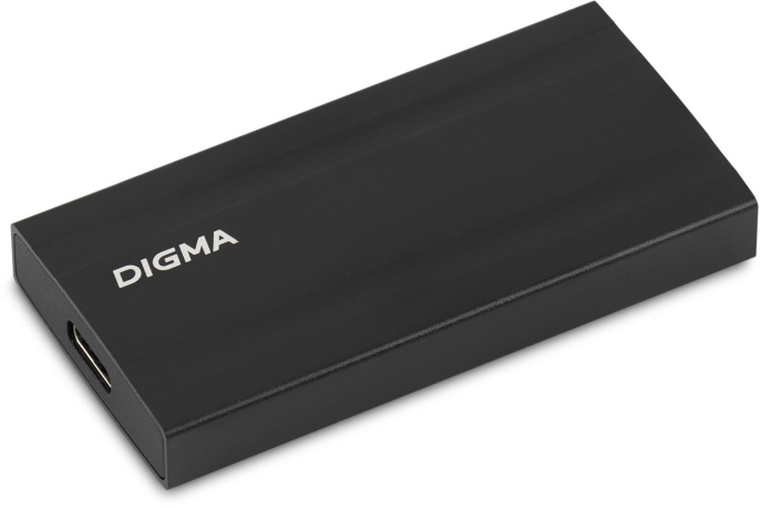 Накопитель SSD Digma USB3.2 Gen2x2 1TB DGSM8001T2MGG MEGA X 1.8" темно-серый