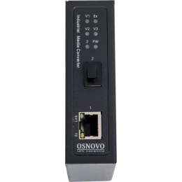 Промышленный компактный медиаконвертер OSNOVO OMC-1000-11X/I Gigabit Ethernet. sct1475