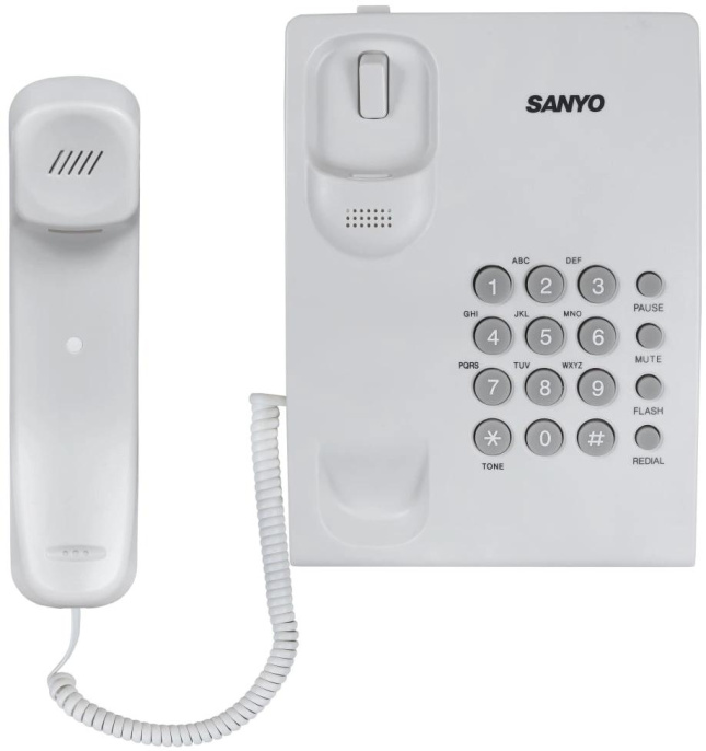Проводной телефон Sanyo RA-S204W, белый