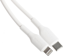 Кабель Romoss CB171, Lightning m - USB Type-C m , 1м, 3A, белый [6958377511794]