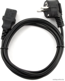 Кабель питания Cablexpert, 1.8м, Schuko- C13, 6А, черный, с заземлением PC-186