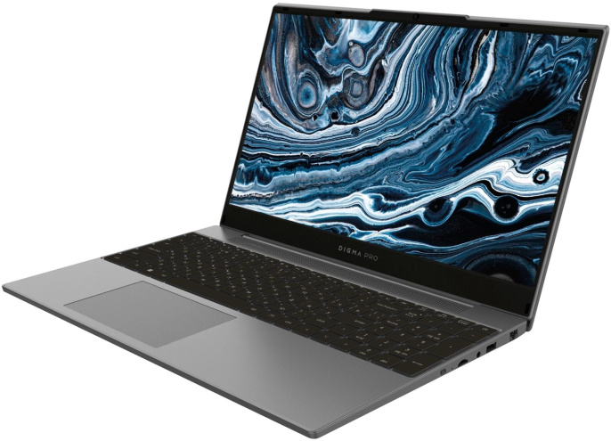 Ноутбук Digma Pro Breve S Core i3 1005G1 8Gb SSD512Gb Intel UHD Graphics 15.6" IPS FHD (1920x1080) Windows 11 Pro dk.grey WiFi BT Cam 4500mAh (DN15P3-8DXW02)