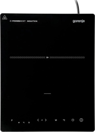 Настольная плита индукционная Gorenje ICR2000SP, стеклокерамика, черный